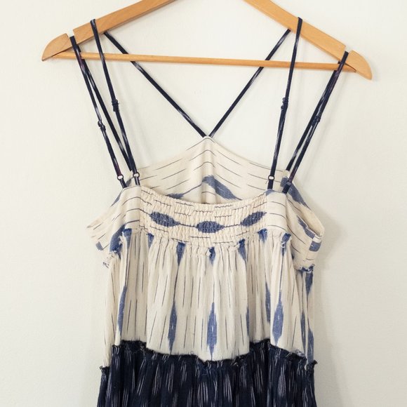 Free People Sweet Summer Mixed Print Tiered Cotton Maxi Dress - Picture 9 of 9